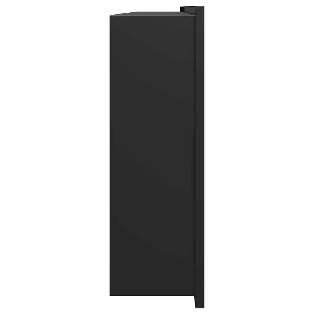 Dusjniche Svart 90 x 30 x 9,5 cm Rustfritt Stål
