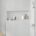 Dusjniche Hvit 90 x 30 x 9,5 cm Rustfritt Stål