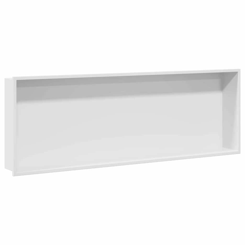 Dusjniche Hvit 90 x 30 x 9,5 cm Rustfritt Stål