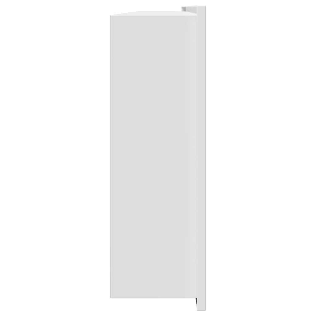 Dusjniche Hvit 90 x 30 x 9,5 cm Rustfritt Stål