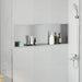Dusjniche sølv 90 x 30 x 9,5 cm Rustfritt Stål