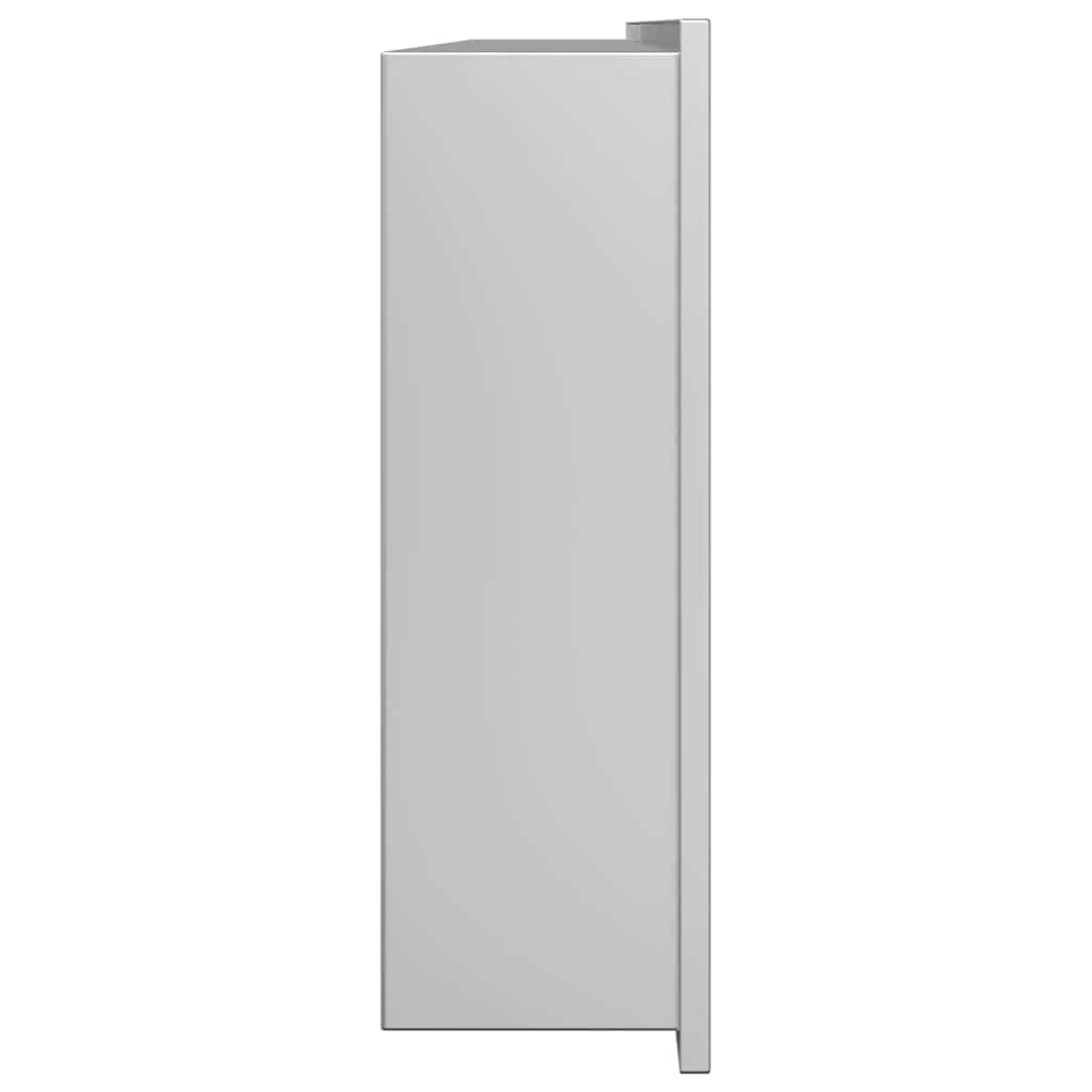 Dusjniche sølv 90 x 30 x 9,5 cm Rustfritt Stål