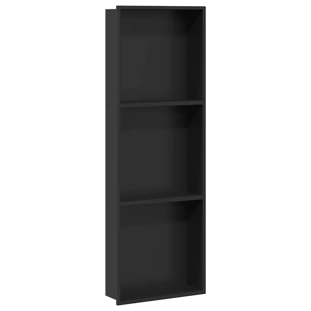 Dusjniche Svart 92 x 32 x 10 cm Rustfritt Stål