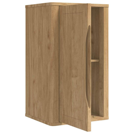 Baderom veggskap FLORO Vokset Brun 35 x 30 x 60 cm Massiv furu