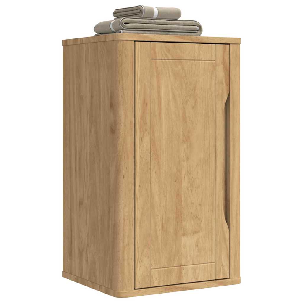 Baderom veggskap FLORO Vokset Brun 35 x 30 x 60 cm Massiv furu