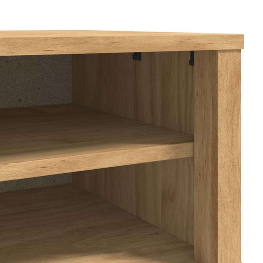 Gangbenk FLORO Vokset Brun 115 x 40 x 45 cm Massiv furu