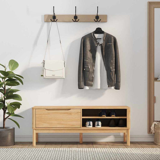Gangbenk FLORO Vokset Brun 115 x 40 x 45 cm Massiv furu