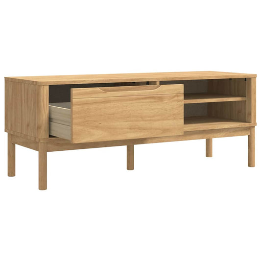 Gangbenk FLORO Vokset Brun 115 x 40 x 45 cm Massiv furu