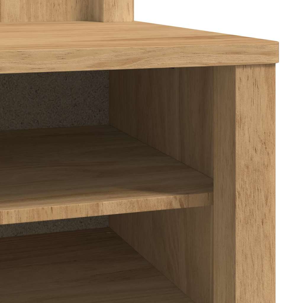Gangskap FLORO Vokset Brun 50 x 40 x 158 cm Massiv furu