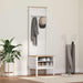 Gangskap med hylle FLORO Hvit 50 x 40 x 158 cm Massiv furu