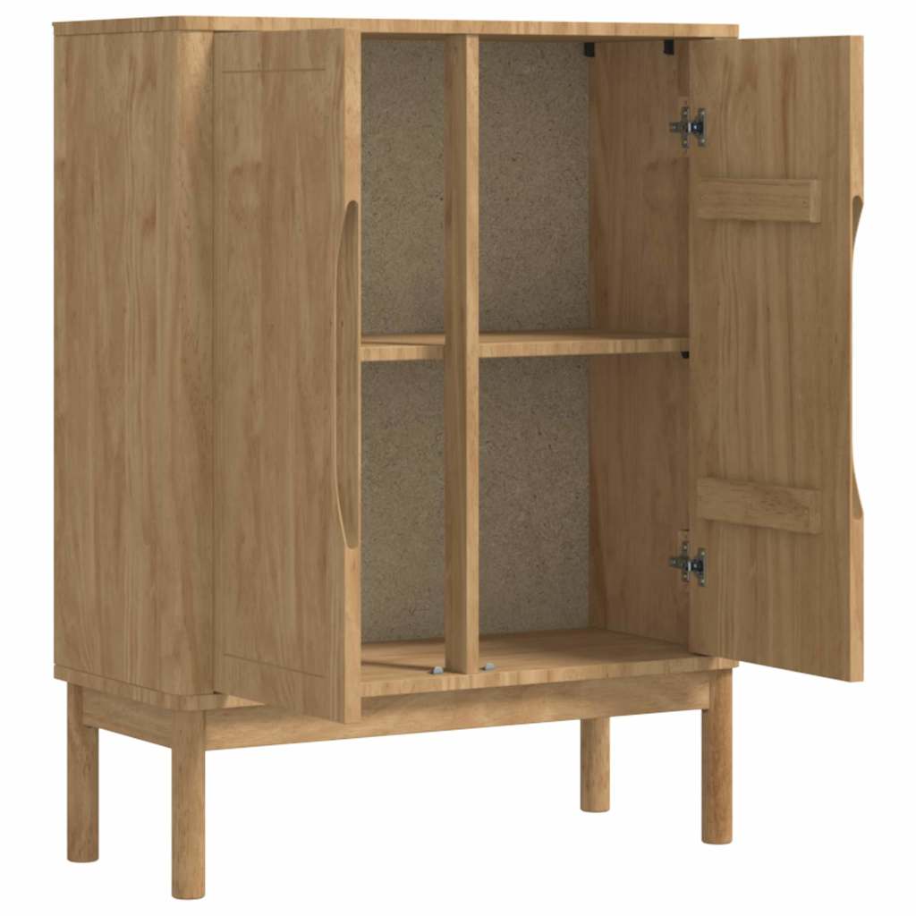 Serviesskap FLORO Vokset Brun 70 x 30 x 70,5 cm Massiv furu