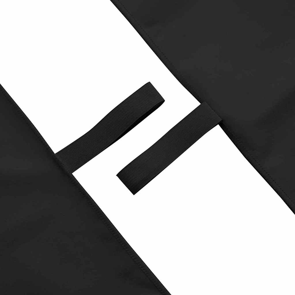 Sportshåndklær 2 pcs Svart 100 x 50 cm Polyester og polyamid