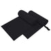 Sportshåndklær 2 pcs Svart 200 x 100 cm Polyester og polyamid