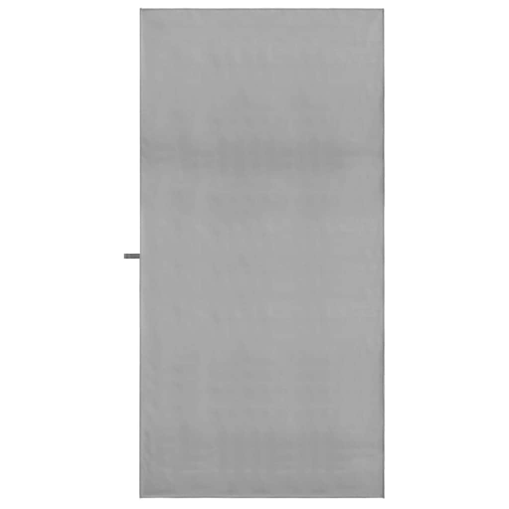 Sportshåndklær 2 pcs Mørkegrå 90 x 180 cm Polyester og polyamid
