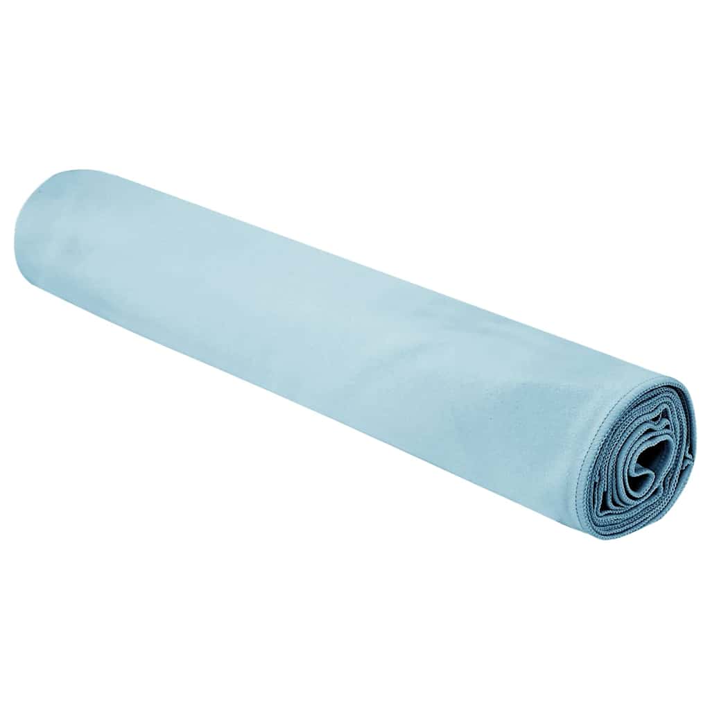 Sportshåndklær 2 pcs Blå 180 x 90 cm Polyester og polyamid