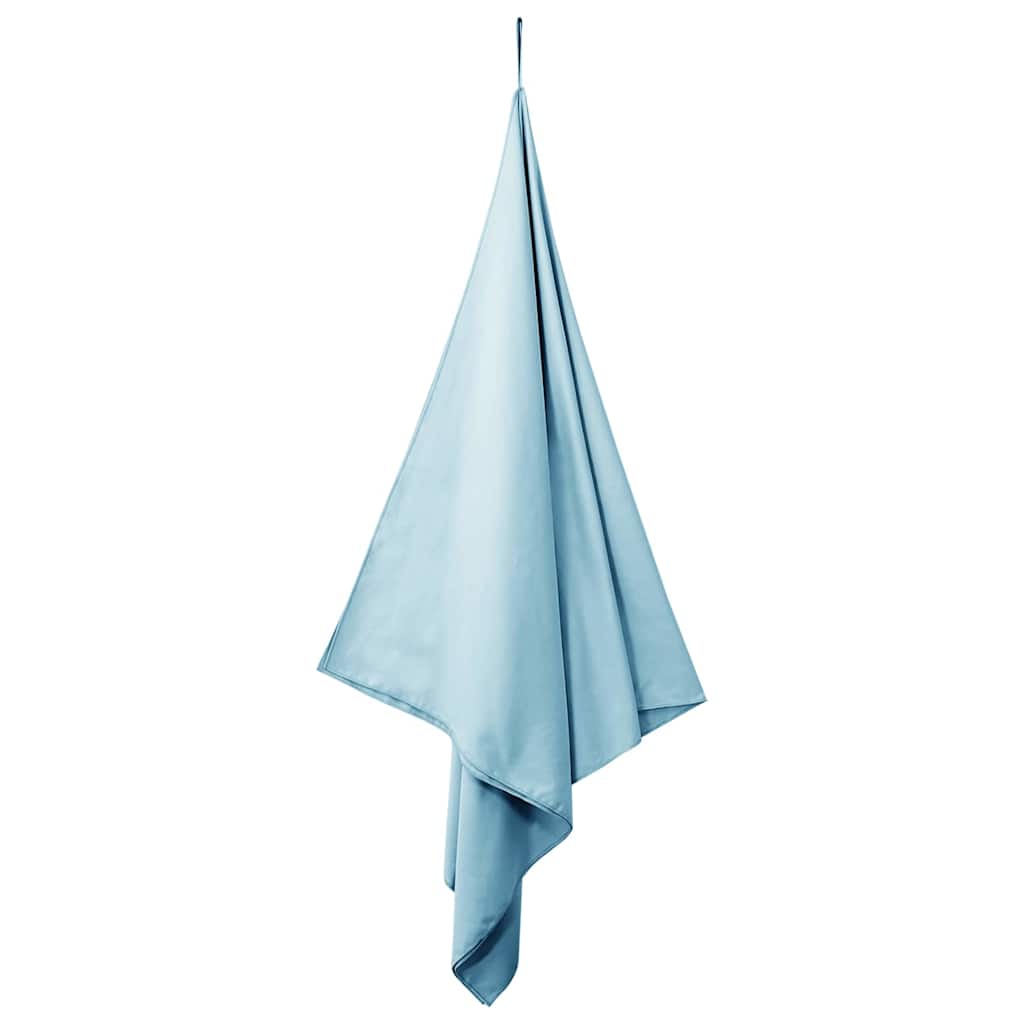 Sportshåndklær 2 pcs Blå 180 x 90 cm Polyester og polyamid
