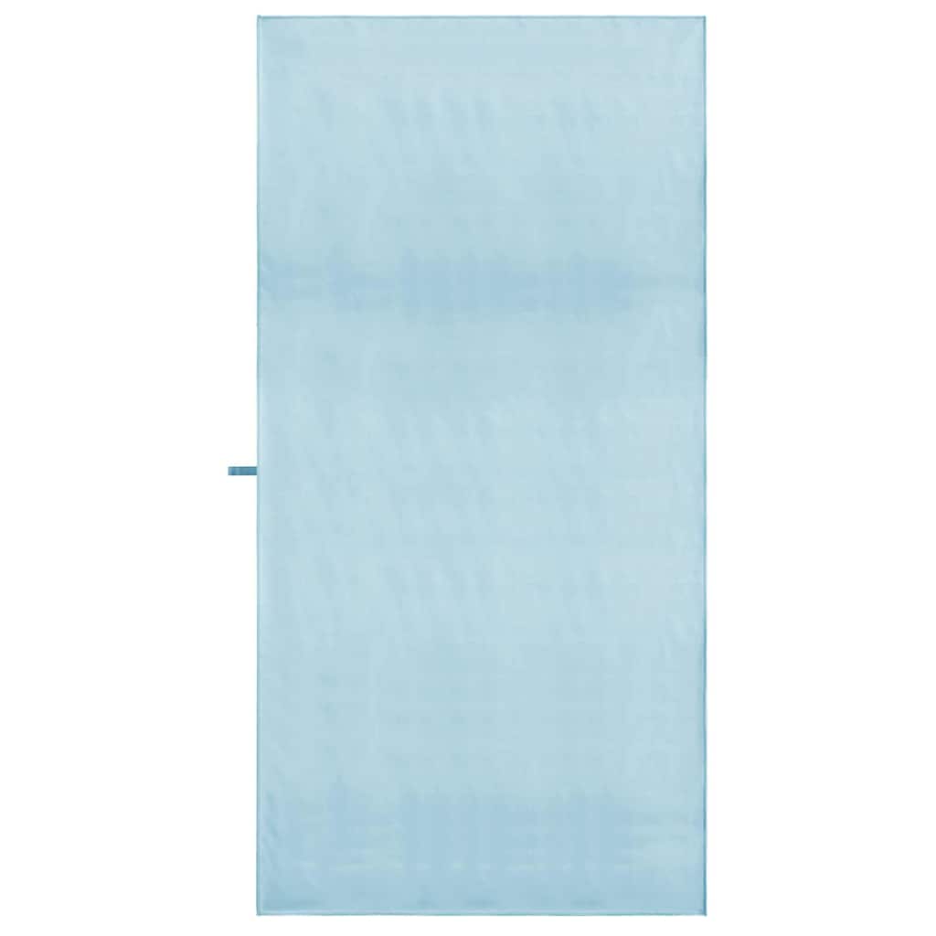 Sportshåndklær 2 pcs Blå 180 x 90 cm Polyester og polyamid
