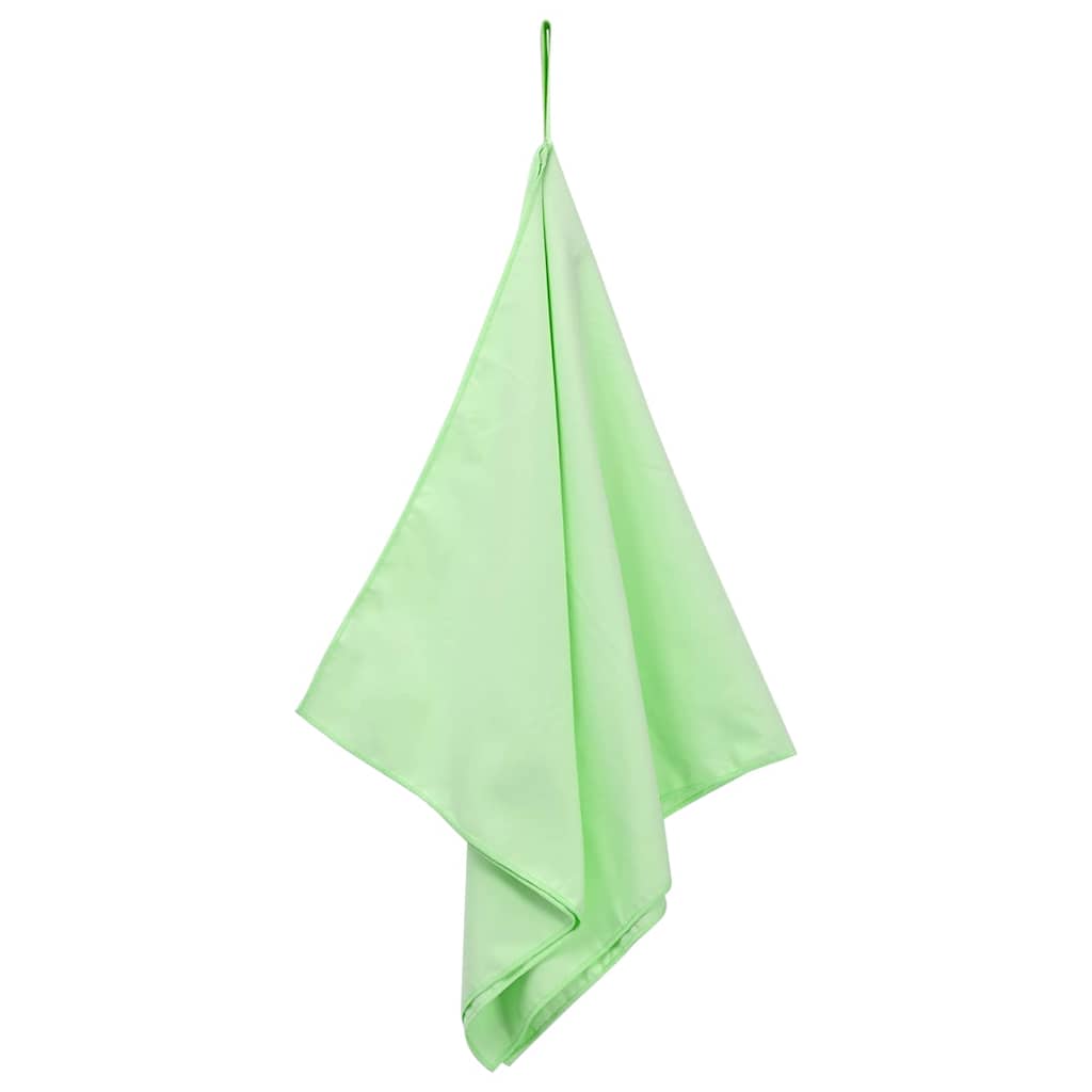 Sportshåndklær 2 pcs grønn 100 x 50 cm Polyester og polyamid
