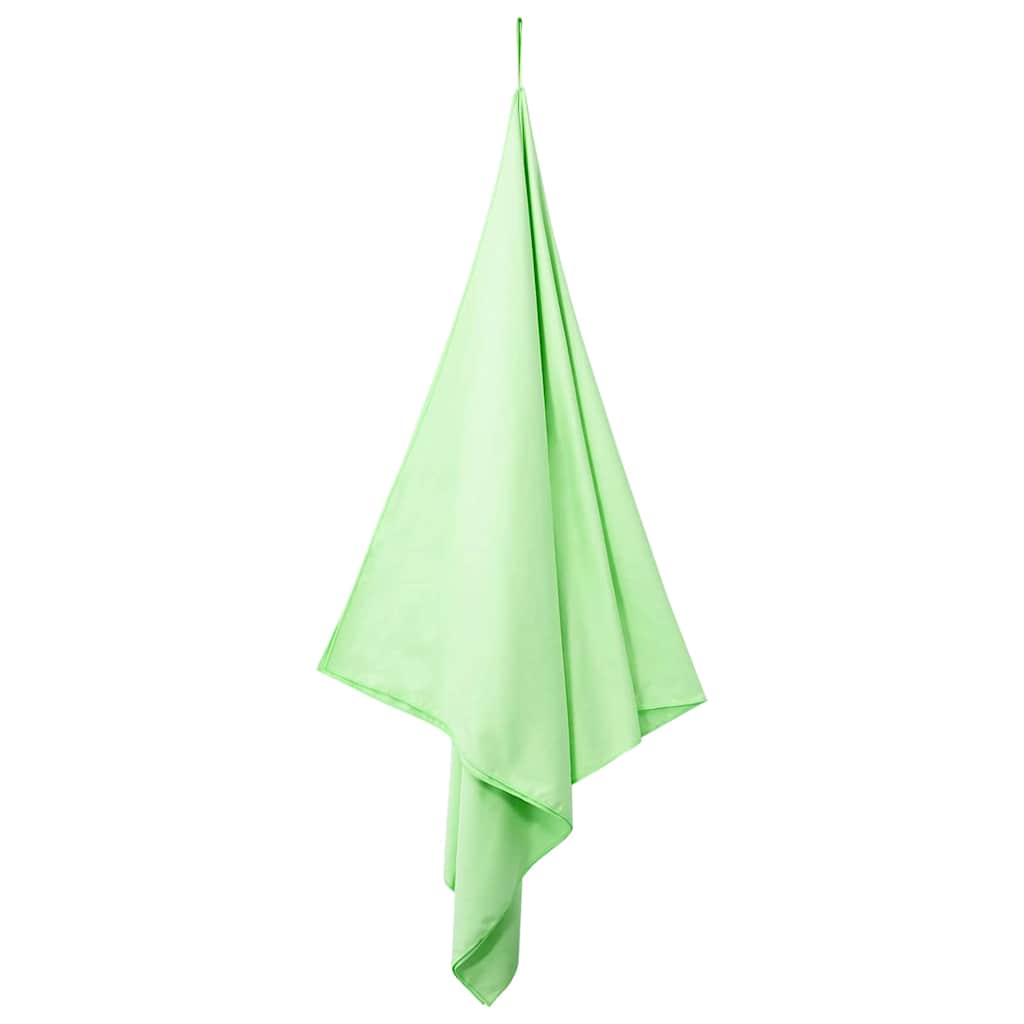 Sportshåndklær 2 pcs grønn 200 x 100 cm Polyester og polyamid
