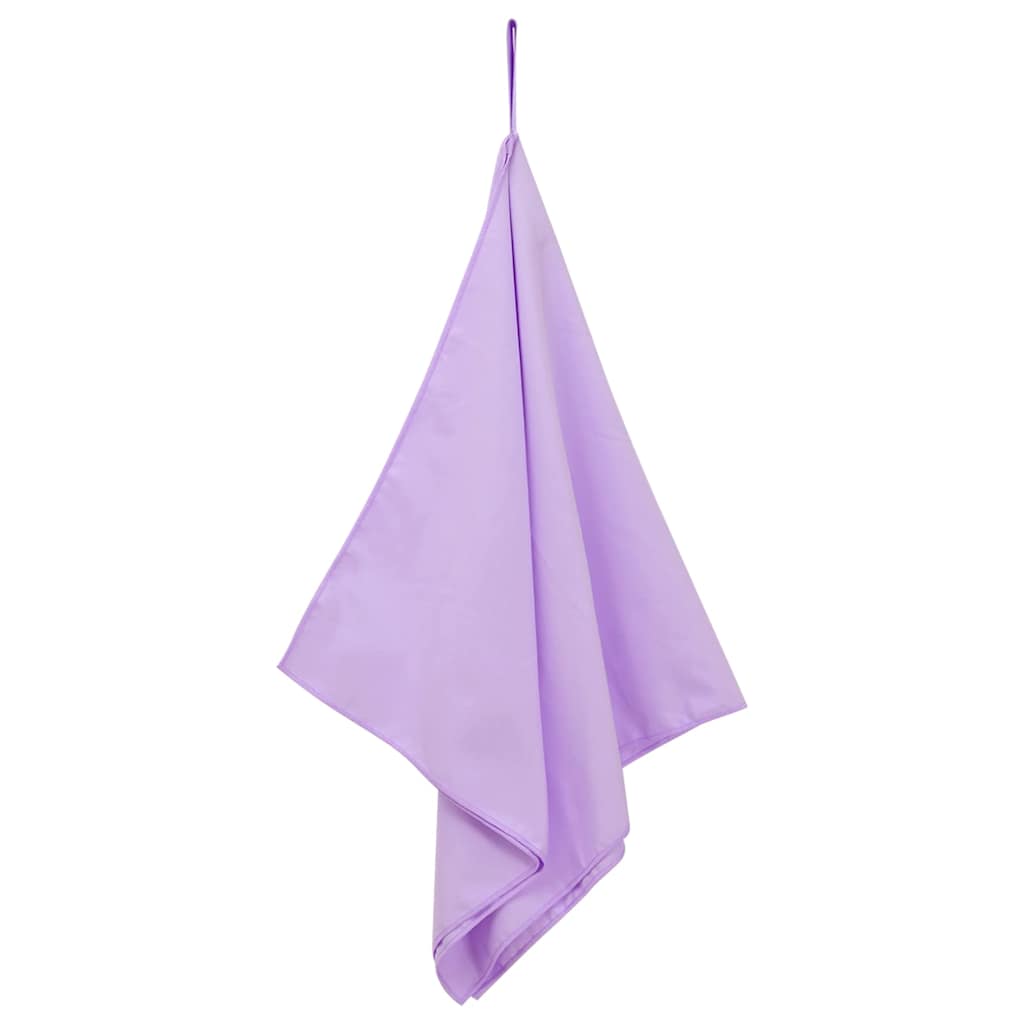 Sportshåndklær 2 pcs Lilla 100 x 50 cm Polyester og polyamid