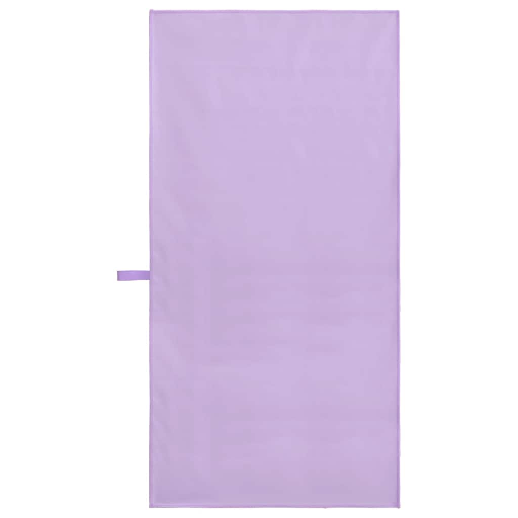 Sportshåndklær 2 pcs Lilla 100 x 50 cm Polyester og polyamid