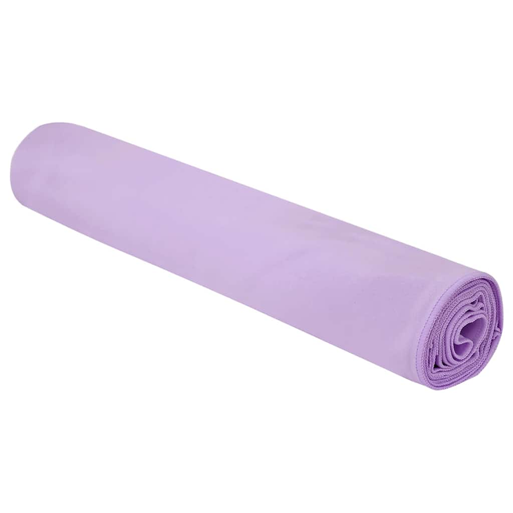 Sportshåndklær 2 pcs Lilla 200 x 100 cm Polyester og polyamid