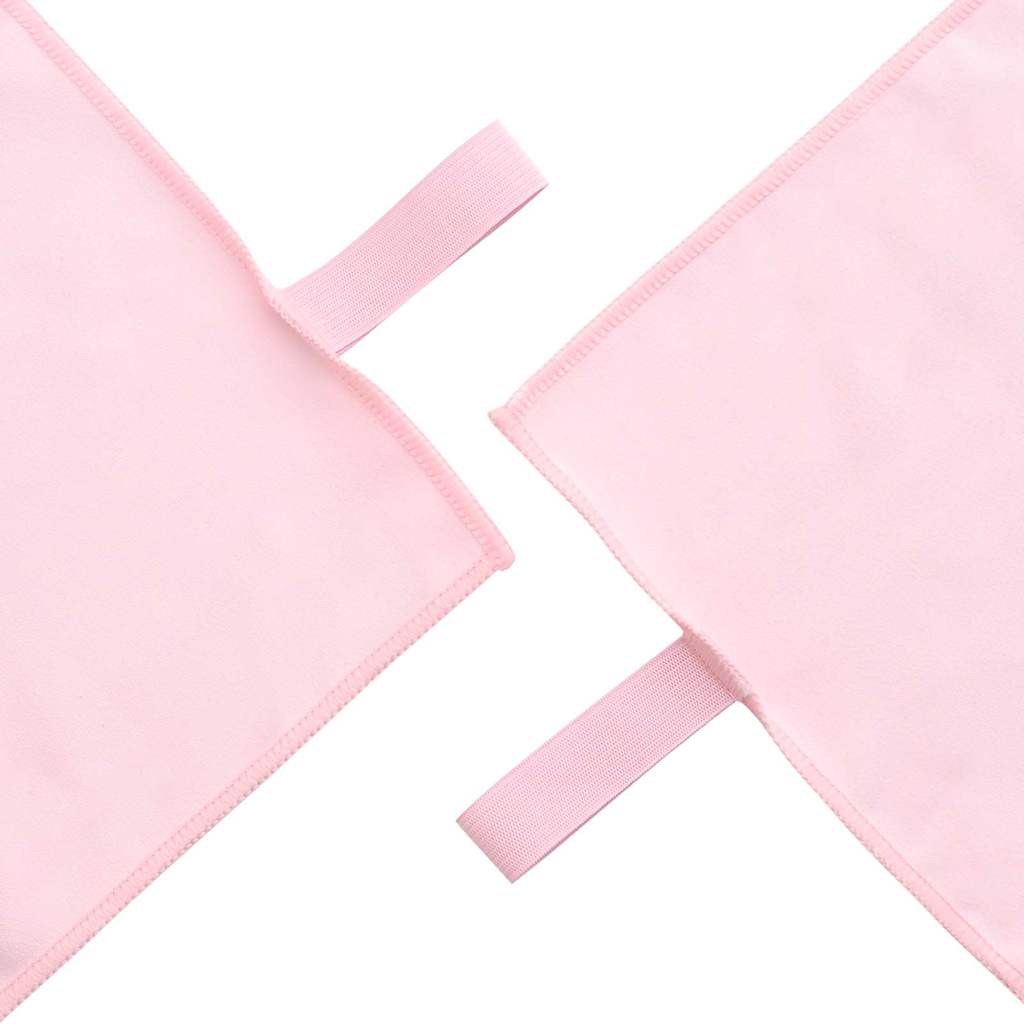 Sportshåndklær 2 pcs Rosa 50 x 30 cm Polyester og polyamid