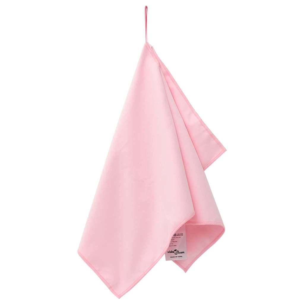 Sportshåndklær 2 pcs Rosa 50 x 30 cm Polyester og polyamid