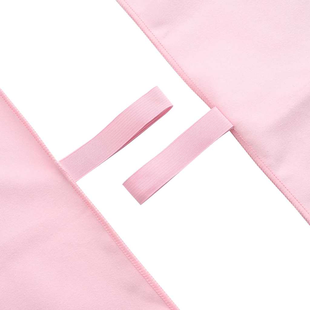 Sportshåndklær 2 pcs Rosa 100 x 50 cm Polyester og polyamid