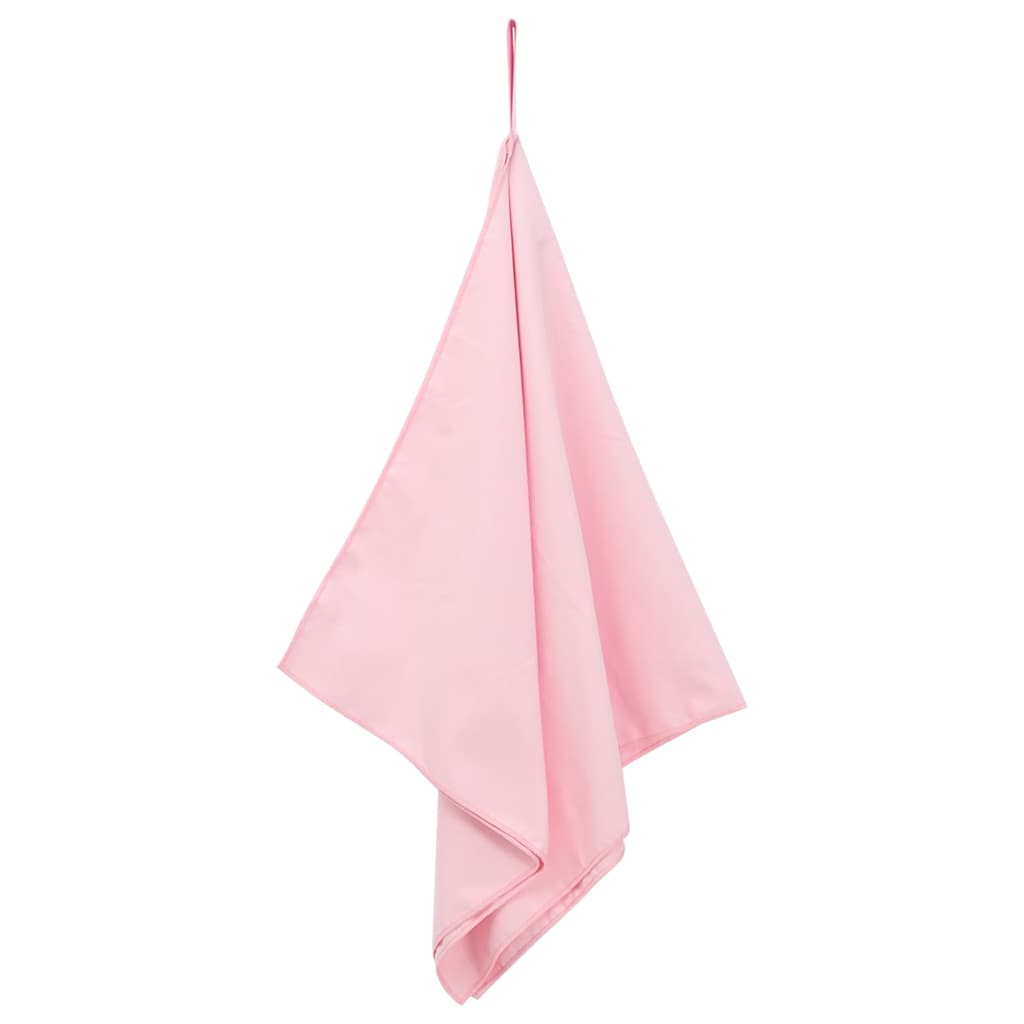 Sportshåndklær 2 pcs Rosa 100 x 50 cm Polyester og polyamid