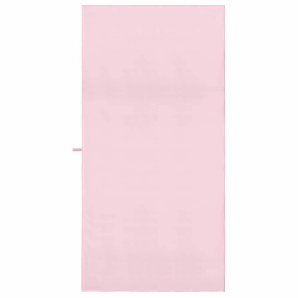 Sportshåndklær 2 pcs Rosa 180 x 90 cm Polyester og polyamid