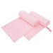 Sportshåndklær 2 pcs Rosa 200 x 100 cm Polyester og polyamid