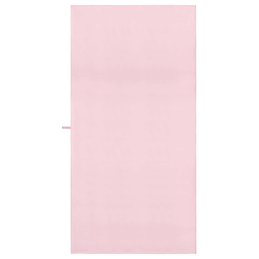 Sportshåndklær 2 pcs Rosa 200 x 100 cm Polyester og polyamid