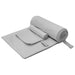 Sports håndklesett 2 pcs Grå stoff