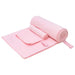 Sports håndklesett 2 pcs Rosa stoff