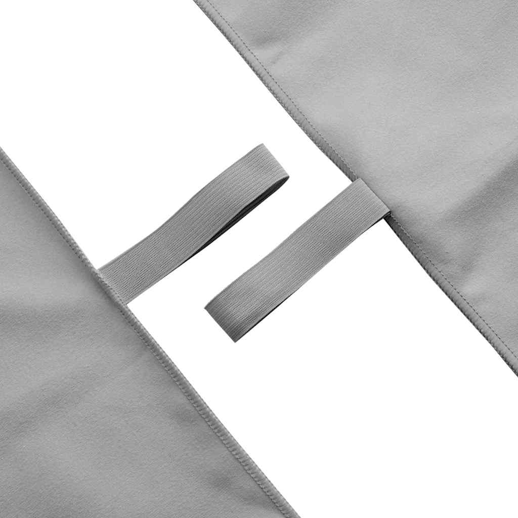 Sports håndklesett 3 pcs Mørkegrå Polyester og polyamid