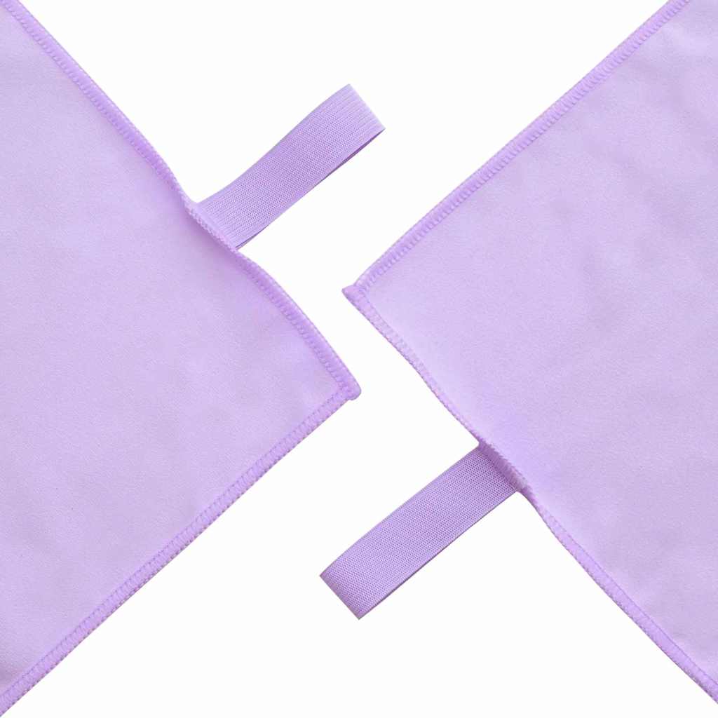 Sports håndklesett 3 pcs Lilla Polyester og polyamid