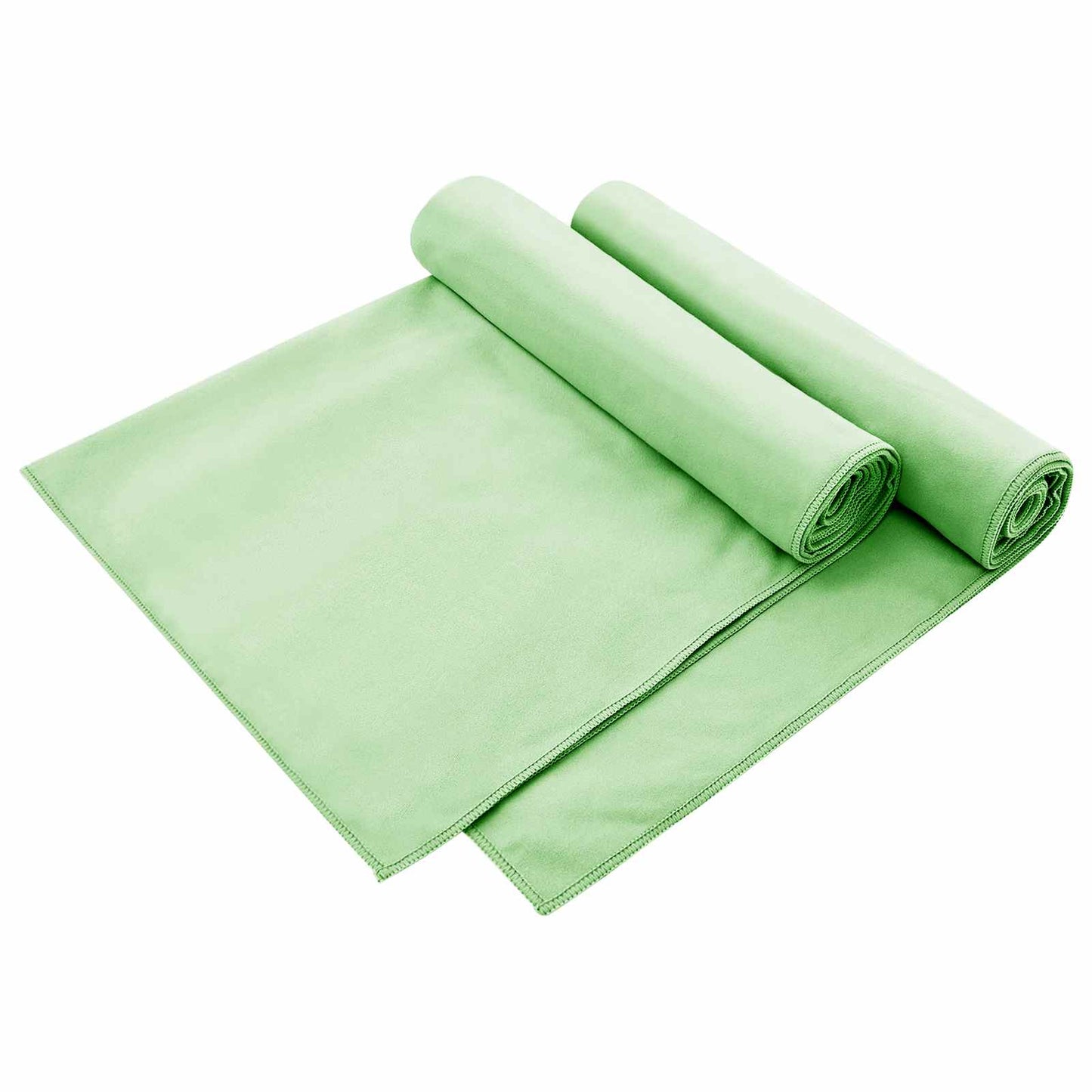 Utendørs Stol Håndklær 2 pcs grønn 130 x 60 cm
