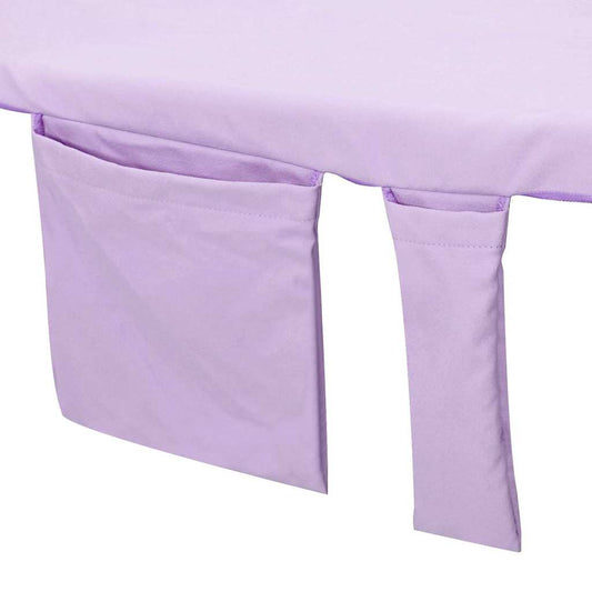 Solsenghåndkler 2 pcs Lilla 210 x 75 cm Polyester og polyamid