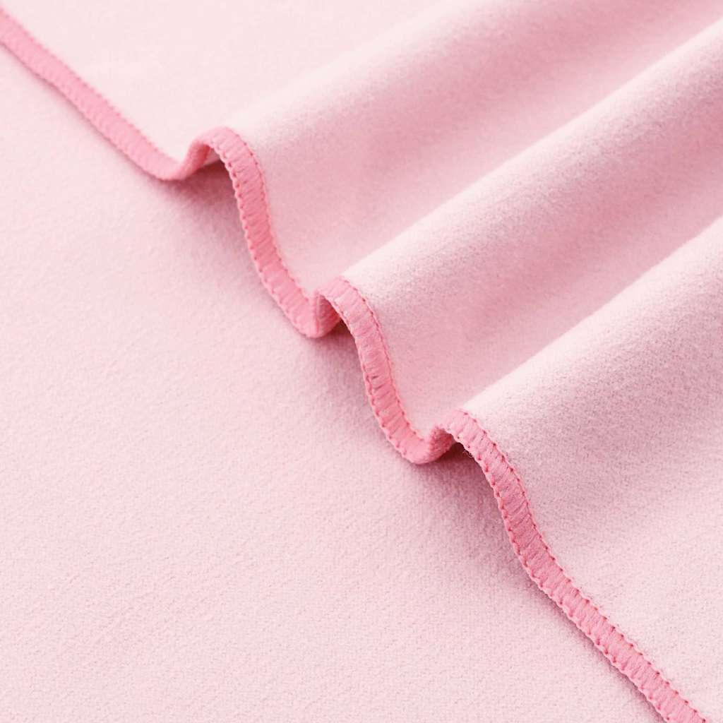 Solsenghåndkler 2 pcs Rosa 210 x 75 cm Polyester og polyamid