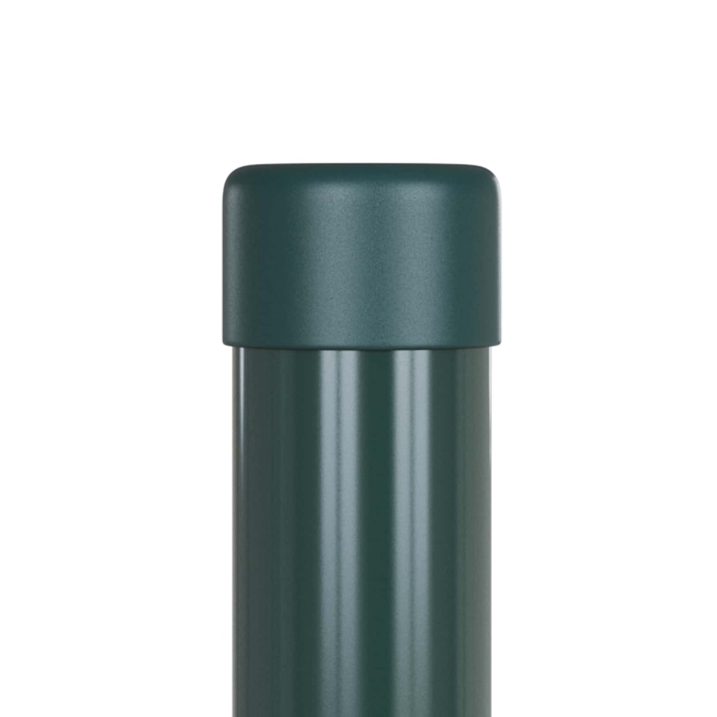 Gjerdepåle 2 pcs grønn 120 cm Pulverlakkert stål