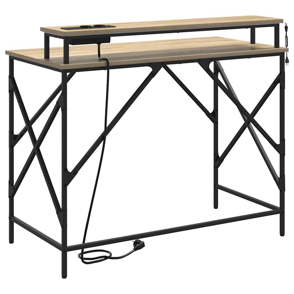 Skrivebord Sonoma eik 100 x 50 x 86,5 cm Konstruert tre