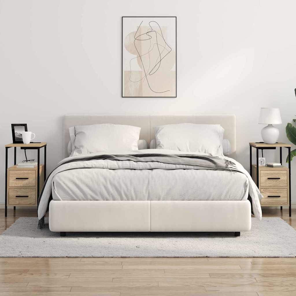 Nattbordskap Sonoma eik 30 x 48 x 61 cm Konstruert tre