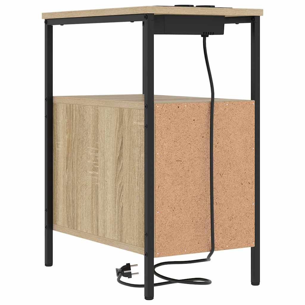 Nattbordskap Sonoma eik 30 x 48 x 61 cm Konstruert tre