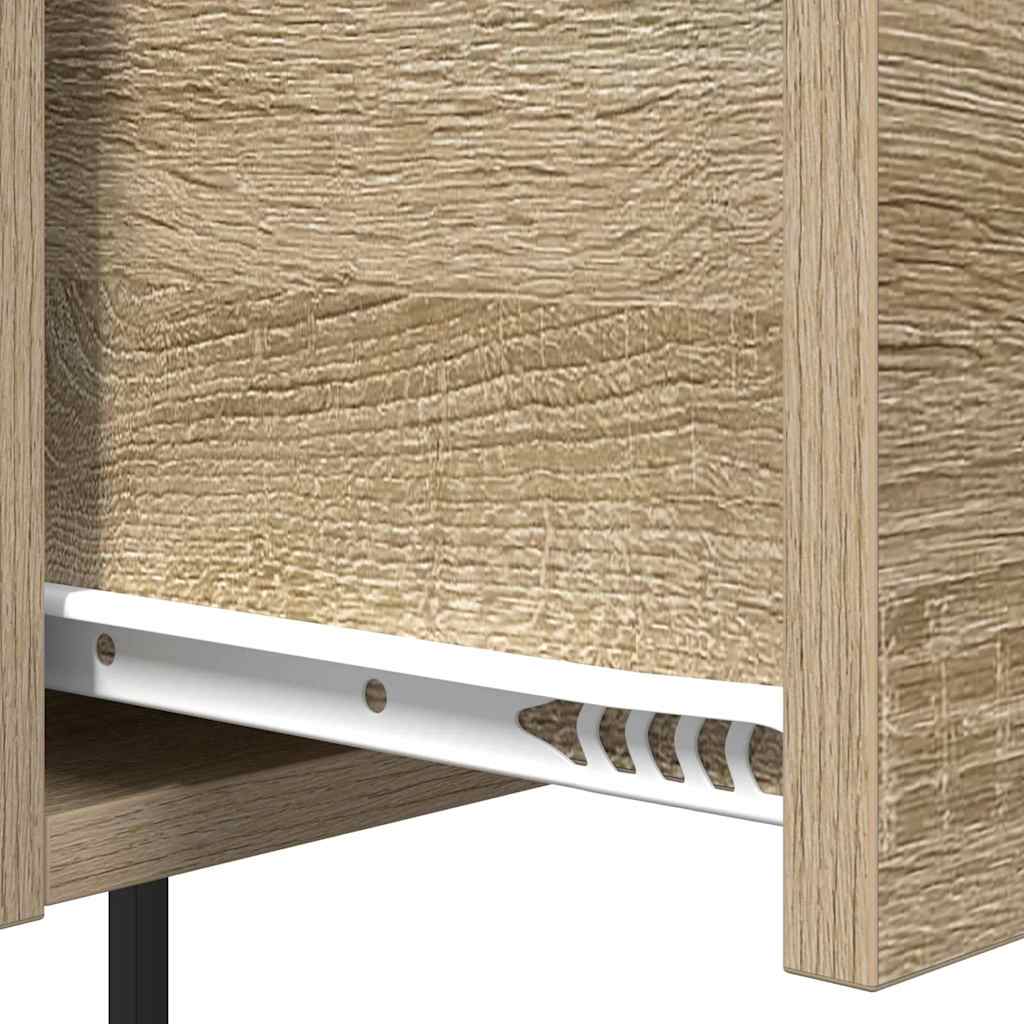Nattbordskap 2 pcs Sonoma eik 42 x 41 x 56 cm Konstruert tre
