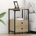 Nattbordskap 2 pcs Sonoma eik 40 x 31 x 60 cm Konstruert tre