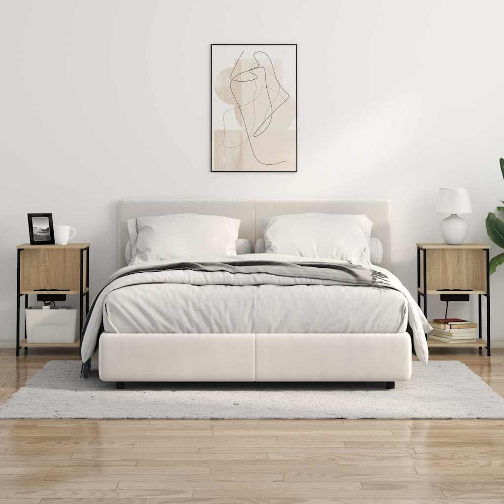 Nattbordskap Sonoma eik 38 x 31 x 61 cm Konstruert tre