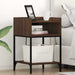 Nattbordskap 2 pcs Brun Eik 40 x 40 x 61 cm Konstruert tre vidaXL