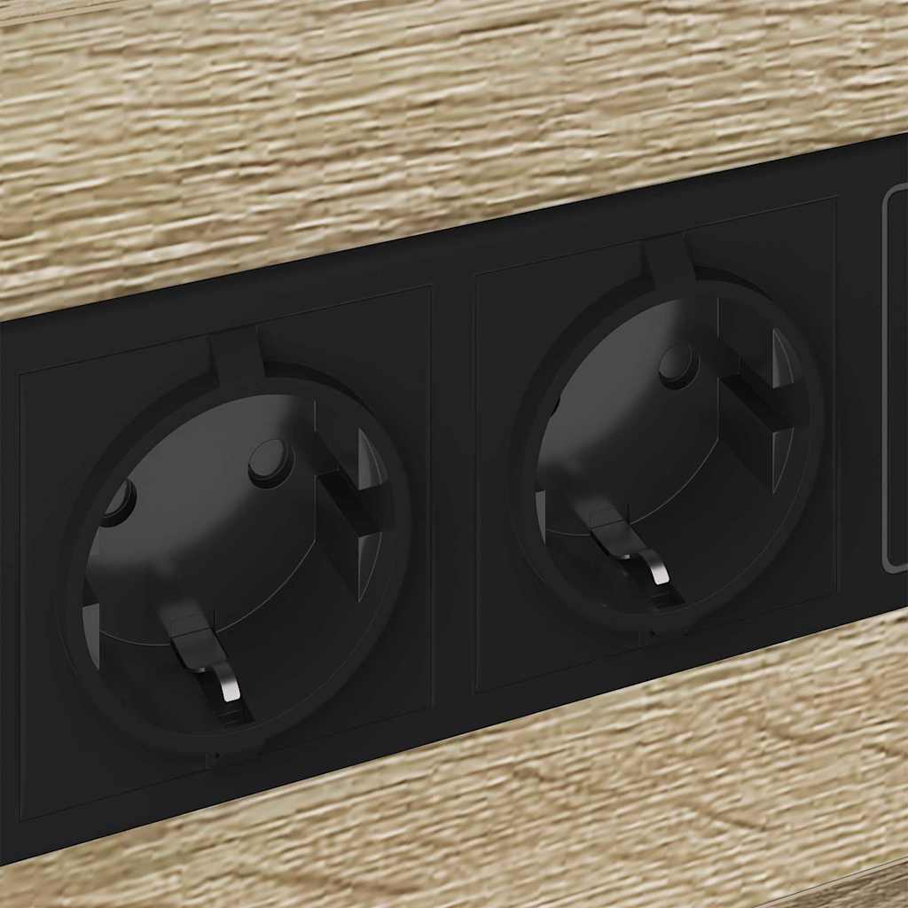 Nattbordskap 2 pcs Sonoma eik 40 x 31 x 60 cm Konstruert tre