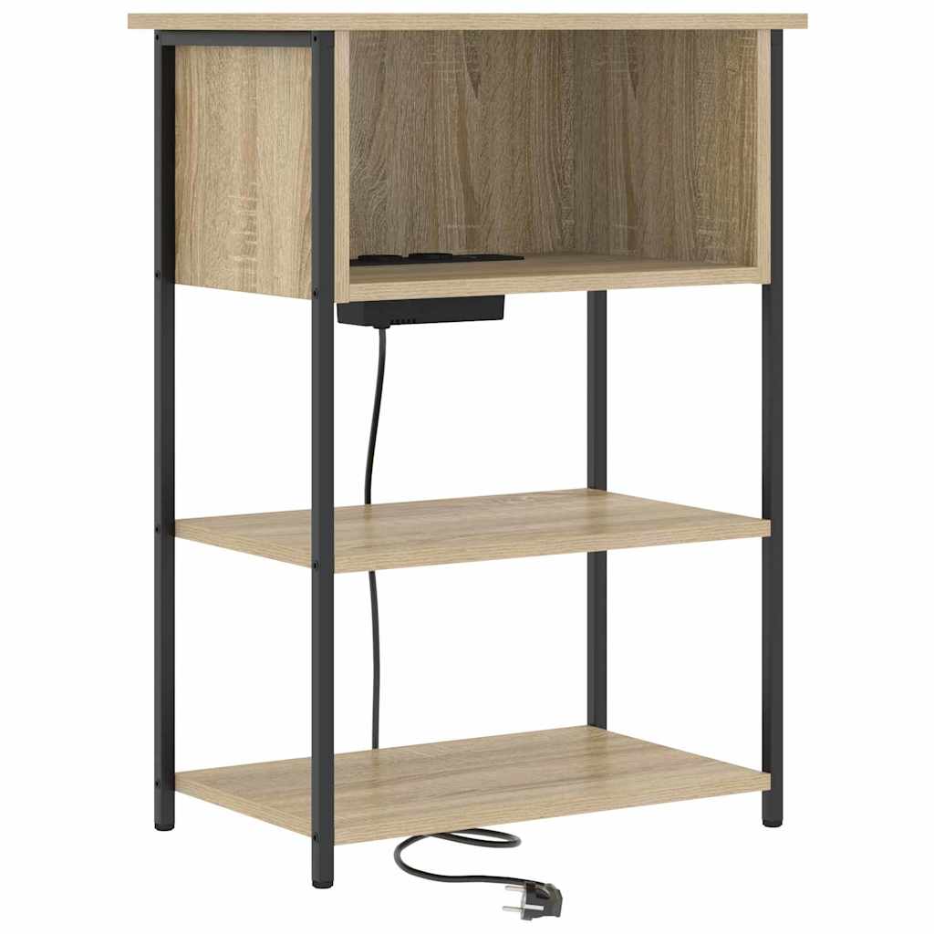 Nattbordskap Sonoma eik 55 x 31 x 76 cm Konstruert tre